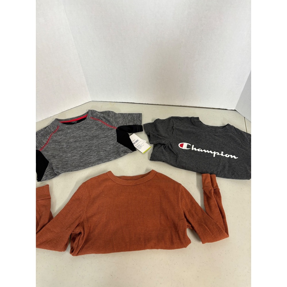 Boys Shirt Bundle‎ Old Navy Active Champion Thermal Size 6-7 S 3pc Lot
